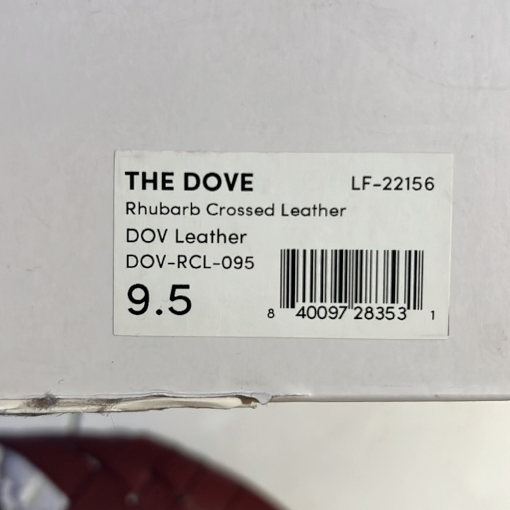 Birdies The Dove Burgundy Crossed leather Slip-On Flats 9.5 - Picture 13 of 13